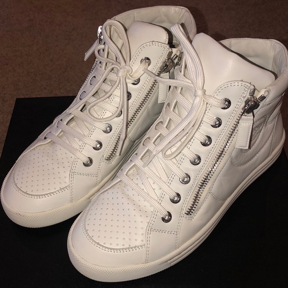 CHANEL Shoes - White Chanel high top sneakers